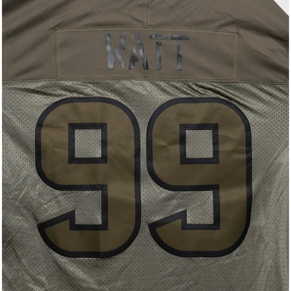 Nike NFL Houston Texans Jersey Men's XL Army Salute to Service USA #99 JJ WATT
